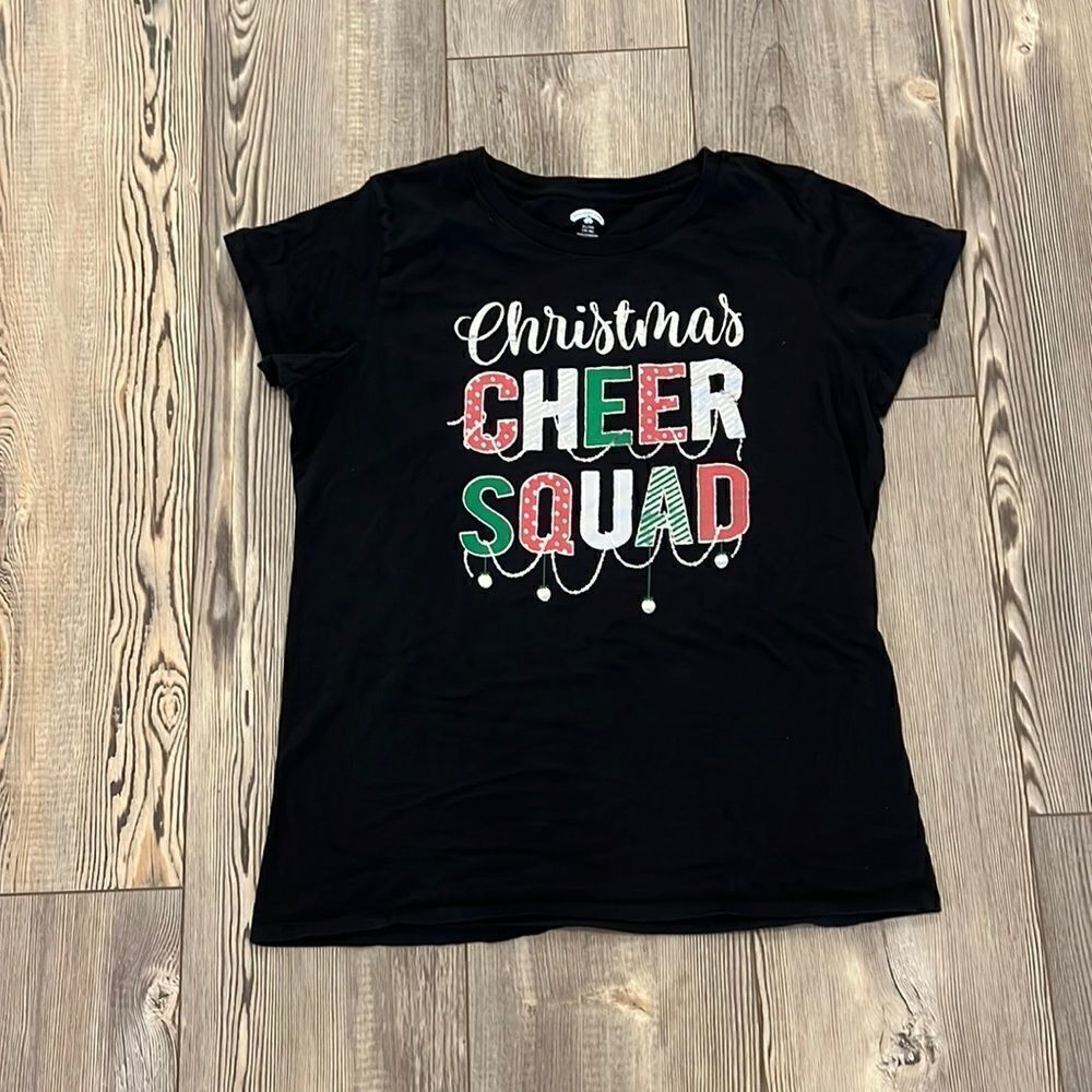 Holiday Time Christmas Cheer Squad Tee